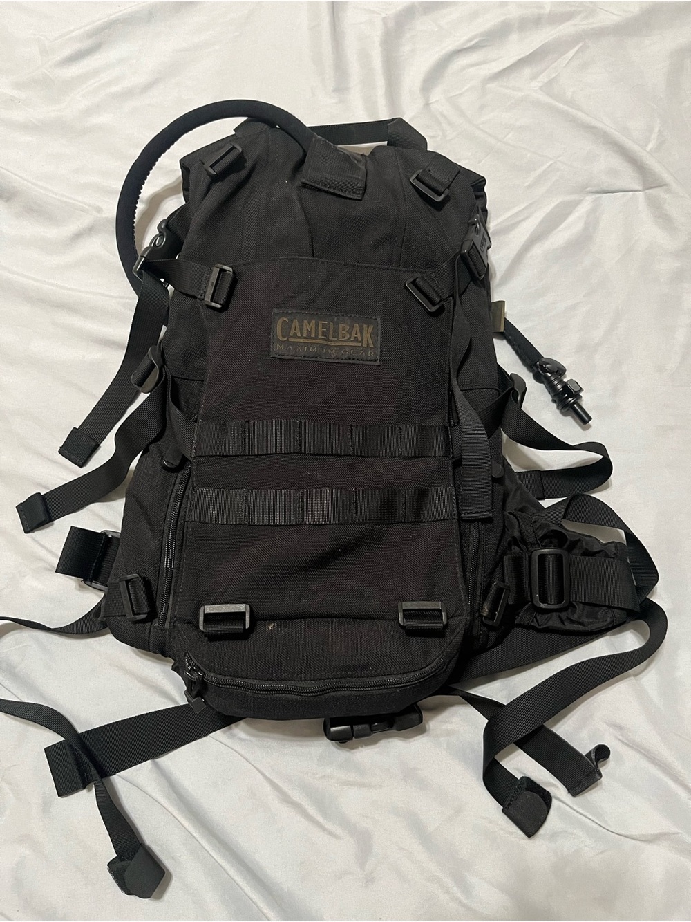 CamelBak Maximum Gear Tactical Hydration Backpack Black Used - Good